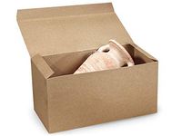 Kraft Gift Boxes - 15" x 7" x 7" - 50 Count