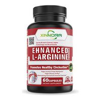 Extra Strength L Arginine with L Arginine AKG & L-Citrulline Raises Energy, Muscle Growth, Heart Health, Vascularity & Stamina Nitric Oxide Booster with Vital Amino Acids to Workout Longer 60 Caps(1)