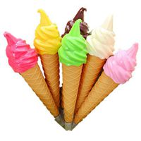 ADIASEN 5-pieces Novelty Ice Cream Design Ballpoint Pen For School Office Supplies Student Color Random