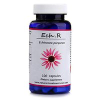 Hekma Center Pure Echinacea Purpurea Root - Great Immune Support - 370 mg Echinacea purpurea -100 Veggie Capsules