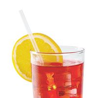 AmerCare 7.75 Inch Jumbo Clear Poly Wrapped Straws, Case of 5000