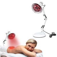 New 150W Near Infrared Light Red Light Therapy Heat Lamp Set for Body Muscle Joint Pain Relief with Improve Sleep Blood Circulation Back Shoulder Finger Pain Home Serfory 110V