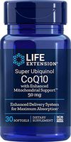 Life Extension Super Ubiquinol CoQ10 with Enhanced Mitochondrial Support 50mg, 30 Softgels