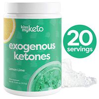 Kiss My Keto Base Exogenous Ketones Supplement BHB Keto Powder — Lemon-Lime Keto Drink Mix | Exogenous Ketone Base GoBHB Salts Keto Supplement for Ketogenic Diets, Support Ketosis (20 Servings)