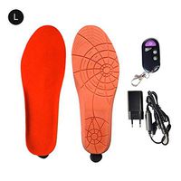 SHZONS Heated Insole,Rechargeable Heated Shoes Boot Warmer Cut-to-Fit 35-46 Sizes for Hunting Fishing Hiking Camping,Remote Control Temperature Adjustable