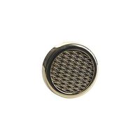 FUNEW Cigar Humidor Humidifier, Mini Round Size Humidifier with 3M Double Sided Tape for 20-80 Cigars Humidor Gold Plastic Humidifier for Cigars Humidor Box Portable Travel Cigar Humidor Case