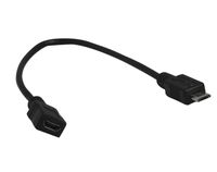 YCS Basics 6 inch USB Micro Male To Female OTG Extension Cable