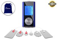 Tens Unit 10 Modes Mini Colorful Lifetime Warranty Rechargeable TENS Device Massager Machine for Back Pain Shoulder Neck Migraine (Purple)