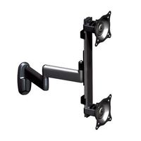 Chief KWD230B-Dual Arm Wall Mount, Vertical Dual Monitor