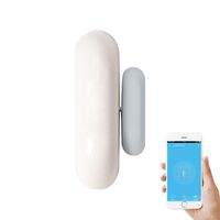 WiFi Door and Window Sensor, Smart Security Alarm Doorbell Magnet Contact Sensor with App for Home Office Business Burglar Alert, No Hub Required, Compatible with Alexa Google Home IFTTT