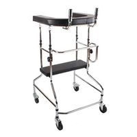 BNSDMM rollator Walker with seat Walker - Elderly Walker Walker Lower Limb Rehabilitation Equipment Health Standing Stand Walker with Wheel and Seat Rehabilitation Equipment