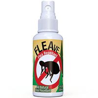 Fleave Flea Repellant Spray - Deet Free, Non-Toxic, All Natural 1oz