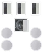 7.1 Home Theater Flush Inwall and Ceiling Speaker Package