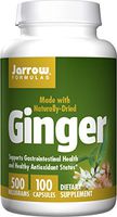 Jarrow Formulas Ginger Root, 500 Milligrams, 100 Capsules. Pack of 2 Bottles