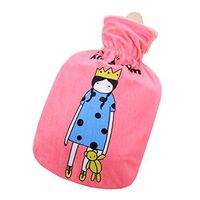 1000 ML Washable Winter Hand Warmer Hot-Water Bottle Bag, K
