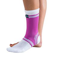 DonJoy Advantage DA161AV01-PNK-M Elastic Ankle for Sprains, Strains, Swelling, Pink, Fits Left or Right, Medium fits 8.5", 9.5"
