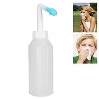 Nasal Rinse Cleaner, 500ml Portable Nasal Wash Bottle Irrigation Nose Care Tool for Adult Kid, Pressure Neti Pot Sinus Rinse Bottle Nose Washer