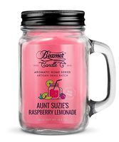 Beamer Candle Co. Aromatic Home Series 12oz Candle - Aunt Suzie’s Raspberry Lemonade Scent Smoke Sticker