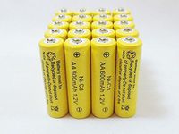 Solar Light AA Ni-CD 600mAh Rechargable Batteries (Pack of 16) - Batteries for Solar-Powered Lights A16