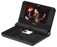 Sonic Impact V-55 Portable Speaker System with LCD Screen and Remote for iPod (Black)