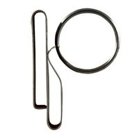 Zak Tool ZT52 Tactical Stealth Police Key Ring Holder (2.25-Inch Max), Black, 2-Pack