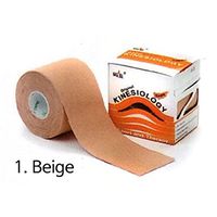 Kinesiology Tape Precut Roll Recovery Sports Athletic Physio Therapy Injury Support 10inch*2inch (1. Beige)