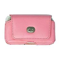 Insulin Pump Carrying Case/Pouch with Belt Clip (Size Large: L3.95" X W2.25" X D0.75") (H068 Pink)