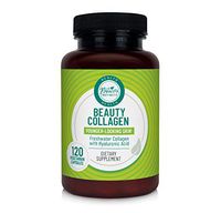 Nature's Instincts Beauty Collagen Supplement for Younger-Looking Skin with Hyaluronic Acid, 120Count