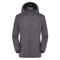 BBT-Shop Men's Women Raincoat Hooded Jacket Sweatshirt Outdoor Waterproof Lightweight Blouse Windbreaker Rain Coat Hooded Winter Rain Top Ultra-Light Zipper Long Sleeve Cycling Bicycle Wind Coat