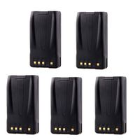 ELEOPTION Kenwood Two-Way Radio Interphone Replacement Battery 7.4V 2000mAh Li-ion TK-2140 TK-3140 TK-2148 TK-3148 TK-2160 TK-3160 TK-2168 TK-3168 for Kenwood Portable Radios KNB-24 KNB-24L (5PACK)