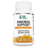 Pancreas Support, Enzymes That Support Digestive Health and The Function of The Pancreas*, 30 Veg Capsules - Global Health Naturals