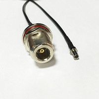 N female bulkhead to TS9 male plug RF Pigtail Jumper RG174 cable 20cm 8" NEW Good Quality Fast USA Shipping