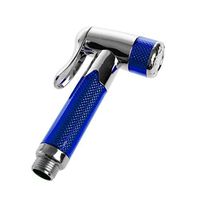 OTGO Multifunction Stainless Steel Handheld Bide Diapers Sprayer Shower ABS Toile Wash Bathroom (Blue)