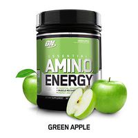 Optimum Nutrition Amino Energy with Green Tea and Green Coffee Extract, Flavor: Green Apple, 65 Servings