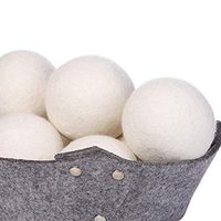 ailler Washing Machine Saves Drying Time Natural Reusable Laundry Wool Dryer Balls Laundry Bags