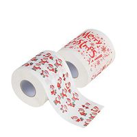Paper Towels 2PC Home Santa Claus Bath Toilet Roll Paper Christmas Supplies Xmas Decor Tissue Roll for Home, Restaurants, Outdoor Trips, Camping, Hotels, Etc. (H)