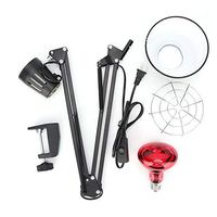 Infrared Light Red Light Therapy, 150W Adjustable Height Skin Care Lamp, Thermotherapy Pain Relief Beauty Treatment Infrared Light Heating Therapy Lamp