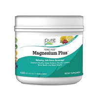 Pure Essence Labs Ionic Fizz Magnesium Plus - Calm Sleep Aid and Natural Anti Stress Supplement Powder - Raspberry Lemonade - 6.03oz