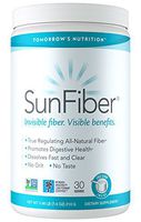 Tomorrow's Nutrition, SunFiber, Soluble Prebiotic Fiber Support for Digestive Wellness with Guar Gum, Vegan, 100% Gluten Free, 30 Servings (7.4 oz)