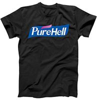 PureHell Social Distancing Coronavirus Hand Sanitizer T-Shirt Black XL