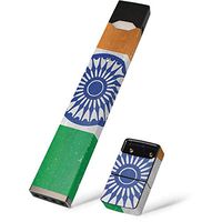 Skinit Decal Wrap for Juul E-Cigarette - Originally Designed India Flag Distressed Design