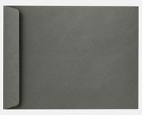9 x 12 Open-End Envelopes in 80 lb. Smoke for Mailing a Business Letter, Catalog, Financial Document, Magazine, Pamphlet, 50 Pack (Dark Gray)