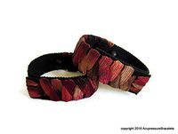 Travel Wristbands, Anti Nausea Bracelet, Morning Sickness Relief, Designer Nausea Band, Nausea Remedy, Anxiety Relief Bracelet (Pair) Brown (Small/Child 6.5")