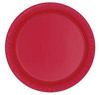 Red Paper Cake Plates, 8ct