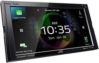 JVC KW-M855BW Compatible with Apple CarPlay, Wireless Android Auto Digital AV Receiver, High-Resolution Audio