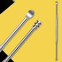 Stainless Steel Portable Earpick Ear Care Tools Safe Ear Spoon Digging Cleanning Tools