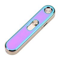 Windproof USB Cigarette Lighters Portable Rechargeable Electric Lighter Gift Set with USB Charger