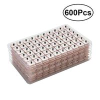 YOMIUP 600 Counts Ear Seeds Acupuncture Disposable Ear Press Vaccaria Plaster Bean Massagee Multi-Condition Ear Seeds Kit (10 Sheets)