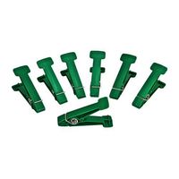 Fabrication Replacement Pinchpins, Green, 7 Count