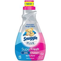 Snuggle Plus Super Fresh Liquid Fabric Softener, Spring Burst, 48.6 Fluid Ounce